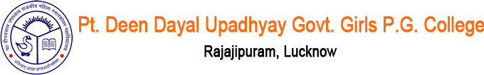 Pt. Deen Dayal Upadhyay Govt. Girls P.G. College logo